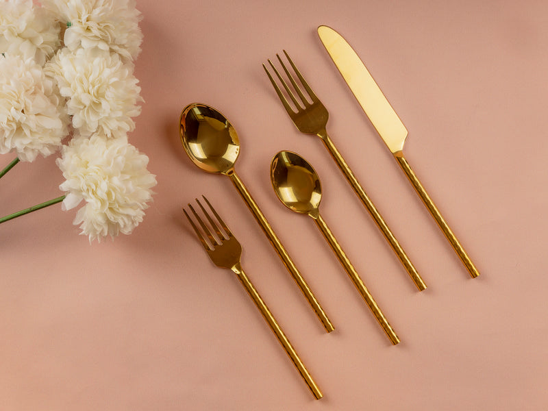 Cutlery Set - Gold