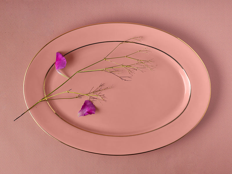 Oval Platter - Rose